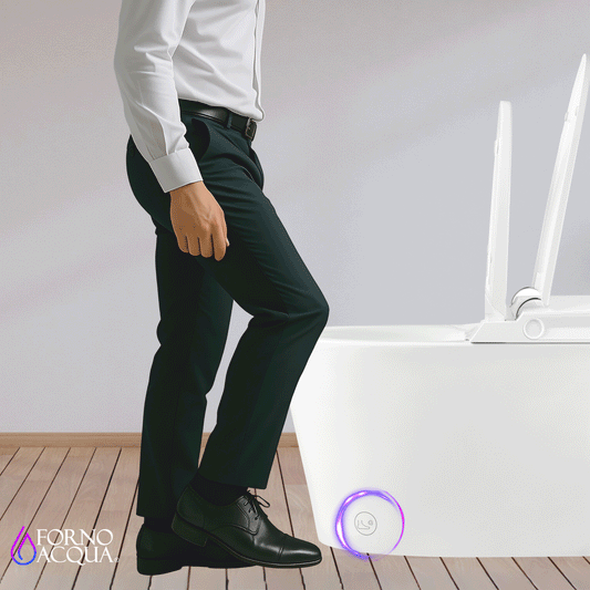 FORNO ACQUA Luxurious Super Smart Toilet. Includes Bidet, Heated Seat, Auto Flush, Auto Lid, Powerful Flush, Ideal for master bathrooms. - Forno Appliances