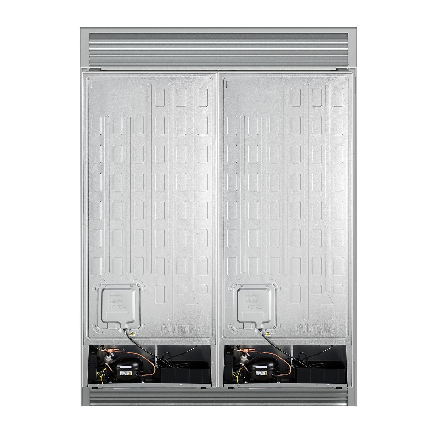 Réfrigérateur/congélateur convertible Forno Maderno 2-28 pouces de large, blanc, garniture décorative, 27,2 cu.ft, 84 pouces de hauteur, certifié ENERGY STAR