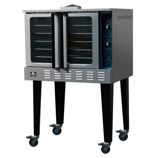 Forno Commerciale Convection Gas Oven, 3 burners 54,000 BTU, 150–500°F, stainless steel, NG/LP convertible - Forno Appliances
