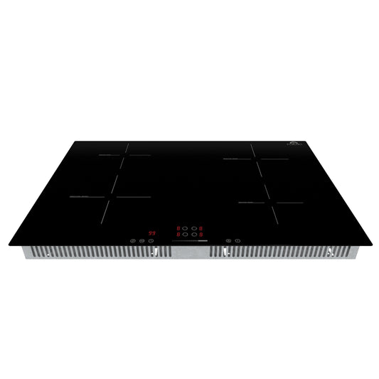 Table de cuisson à induction Forno Parco de 30 pouces, 4 zones, puissance totale de 7 200 W, commande tactile, 9 niveaux de puissance, fonction Booster