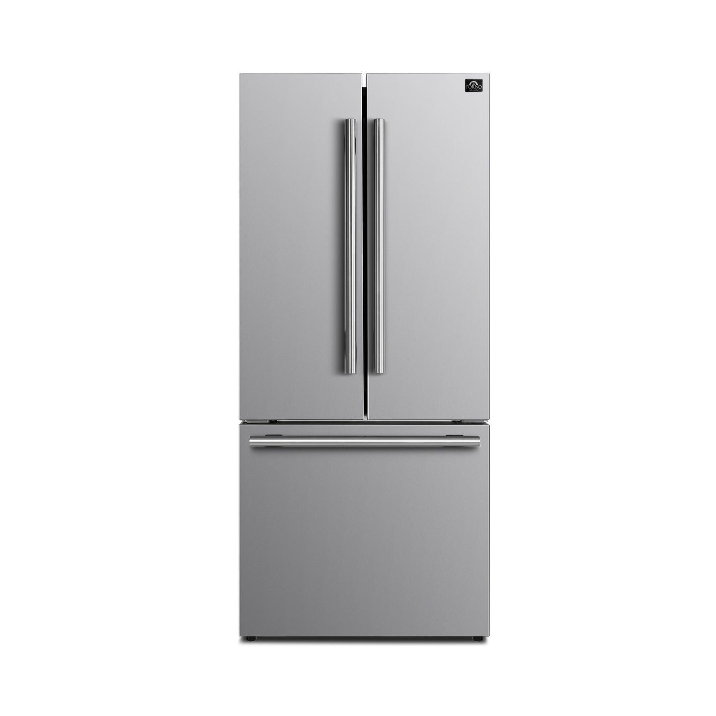 FORNO Premium 2-Piece Kitchen Bundle - Capriasca 30" Stainless Steel Range, Forno Gallipoli 30" French Door Refrigerator with Bottom Freezer 17.5 cu. ft Capacity - FBDL-019-01CAUS - Forno Appliances