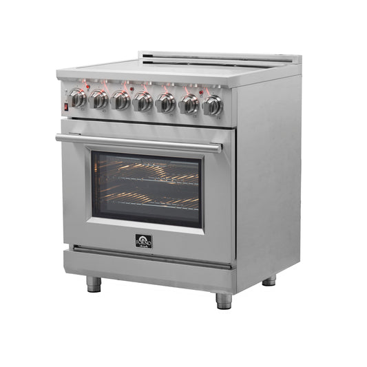 Cuisinière électrique autoportante Forno Massimo 30 po, four à convection véritable - Forno Appliances