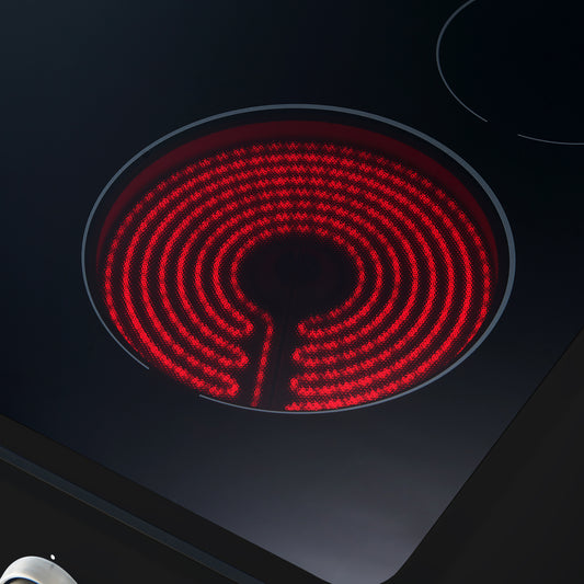 Paquete de Cocina FORNO Premium de 2 Piezas - Cocina Leonardo Espresso Negra de 30", Refrigerador Negro con Congelador Inferior de 31" - FBDL-003-02CA