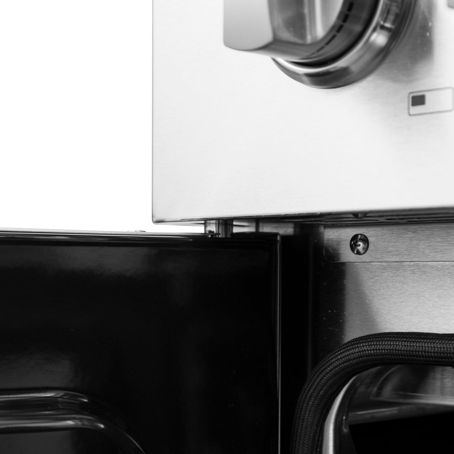 Cocina de doble combustible Forno Galiano de 30 pulgadas con puerta francesa, totalmente de acero inoxidable, 5 quemadores sellados, 68,000 BTU, 4.32 pies cúbicos, horno de convección real