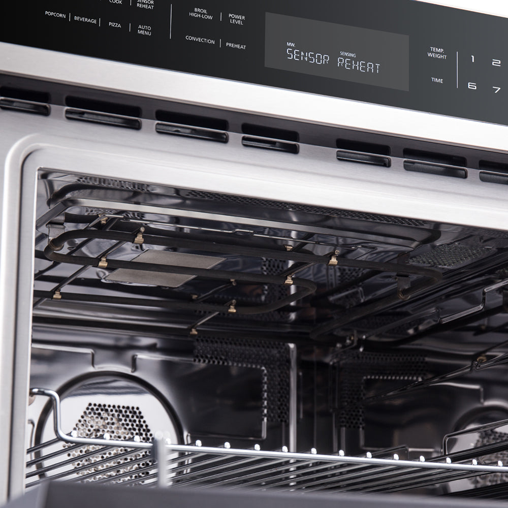 Forno Oliena 30-Inch Compact Oven and 1000 Watt Microwave, 1.6 cu.ft, Convection Oven - Forno Appliances