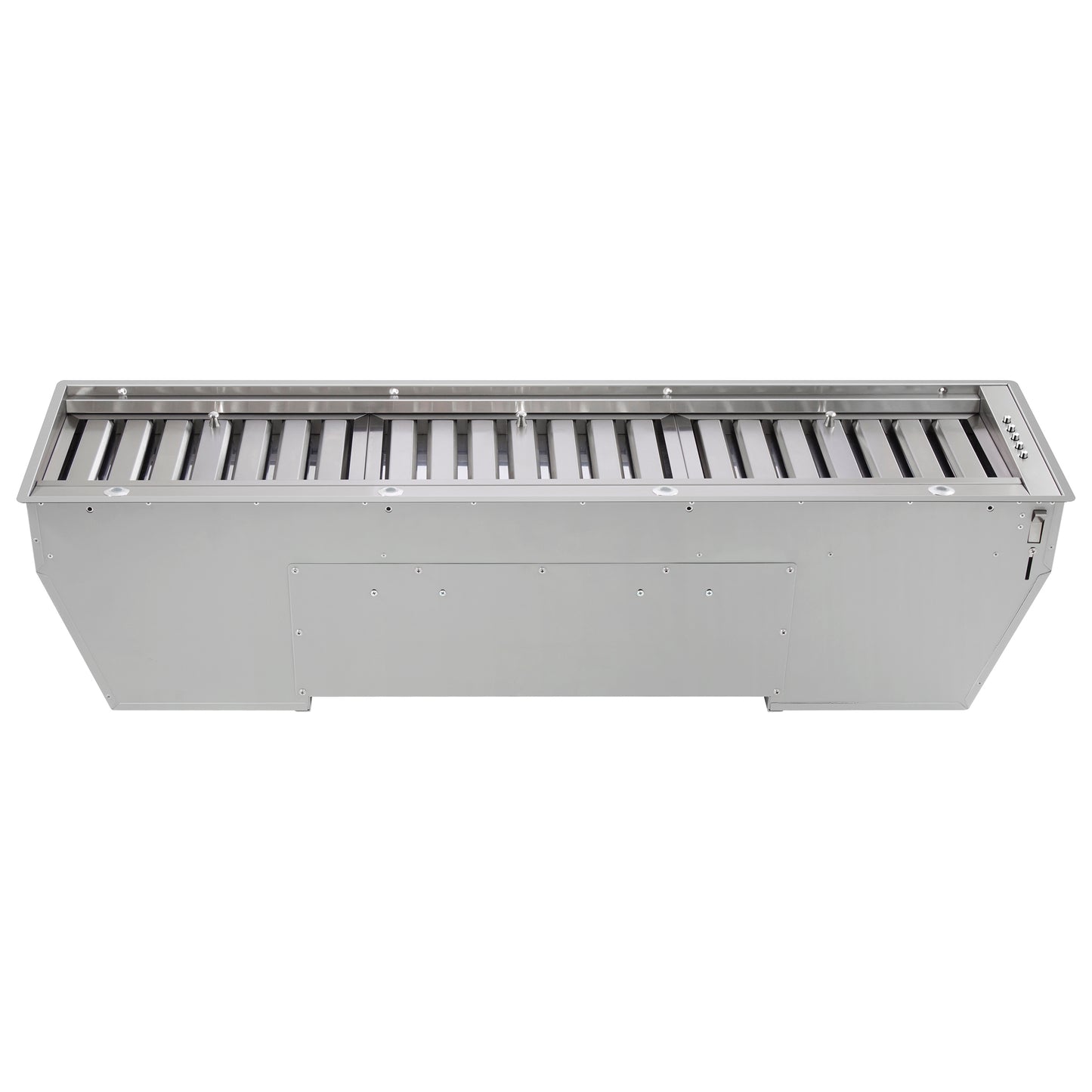 Campana extractora empotrada Forno Frassanito de 48 pulgadas, filtros deflectores de acero inoxidable, iluminación LED