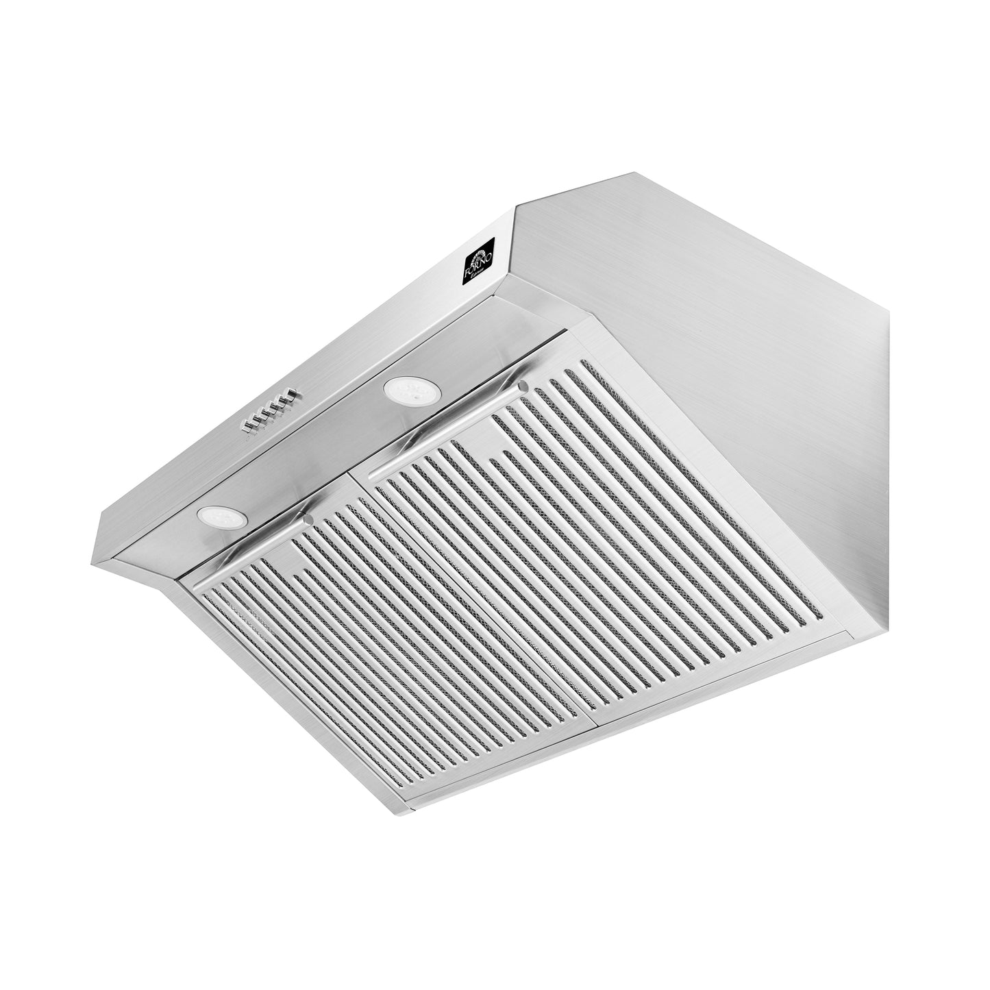 FORNO Premium Paquete de Cocina de 2 Piezas - Cocina Leonardo Espresso de 30" en Acero Inoxidable, Campana Extractora de 30" en Acero Inoxidable - FBDL-002-01CA