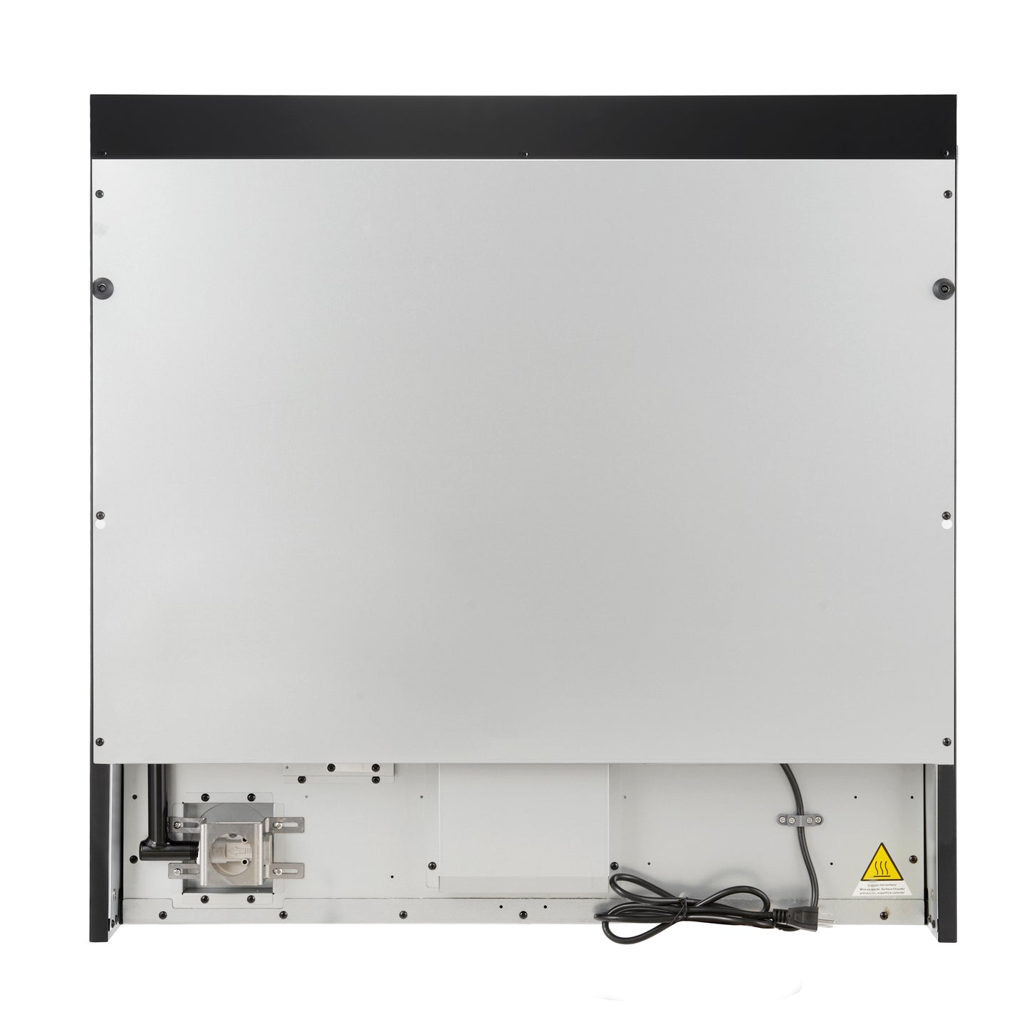 Forno Antico Cuisinière à gaz autoportante de 36 pouces, noir, design en laiton antique, 6 brûleurs, four à convection, économe en énergie