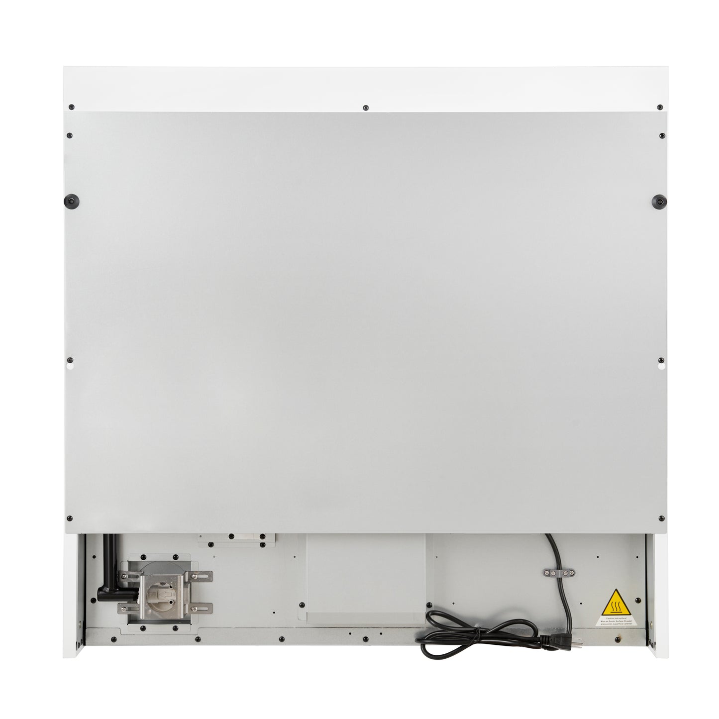 Forno Antico Cuisinière à gaz autoportante de 36 pouces, blanche, design en laiton antique, 6 brûleurs, four à convection, économe en énergie