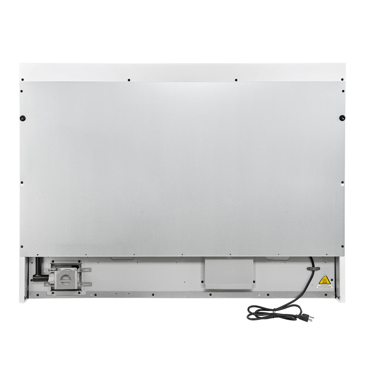 Cuisinière à gaz autoportante Forno Antico 48 pouces, blanche, design laiton antique, 8 brûleurs, plaque de cuisson, double four, économe en énergie - Forno Appliances
