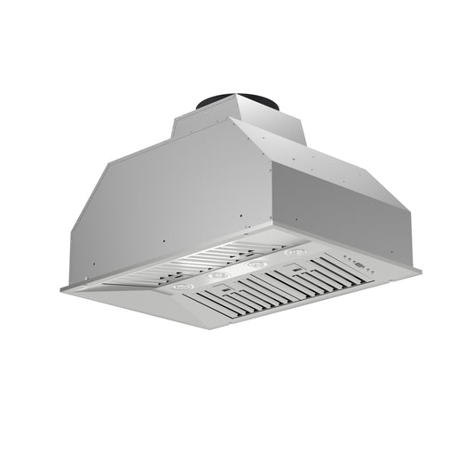 Campana extractora insertable Forno Altilia de 36 pulgadas, acero inoxidable, iluminación LED, filtros deflectores