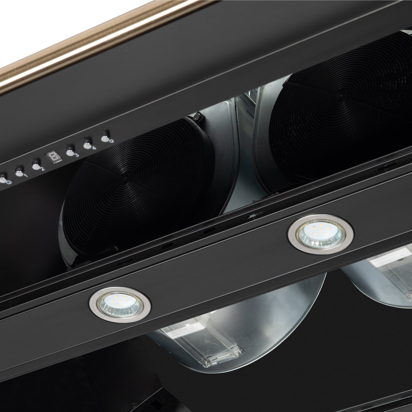 Campana extractora de pared Forno Aria de 48 pulgadas en color negro