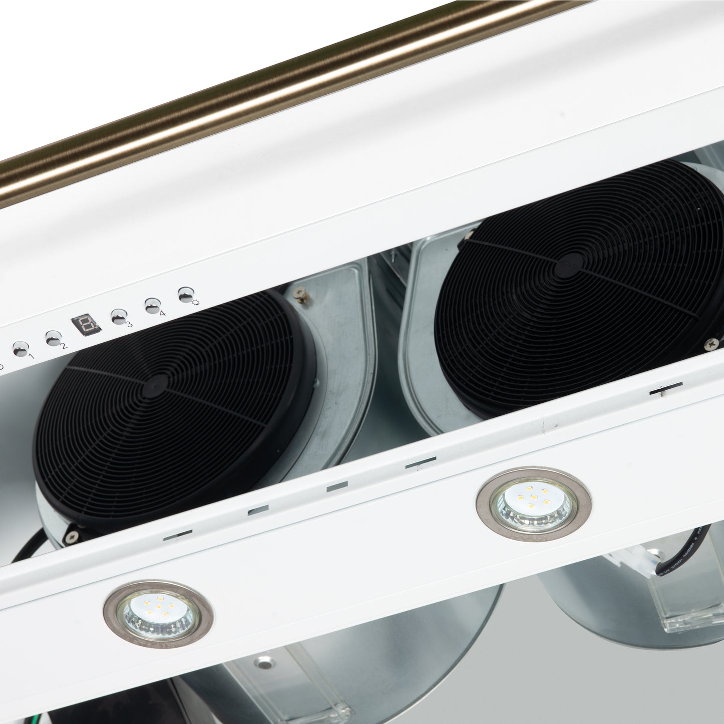 Campana extractora de pared Forno Aria de 48 pulgadas en color blanco