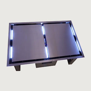 Campana extractora empotrada de techo FORNO Arezzo de 44 pulgadas, motores dobles, 1200 CFM, filtros híbridos, control remoto