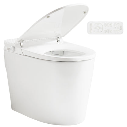 FORNO ACQUA Luxurious Super Smart Toilet. Includes Bidet, Heated Seat, Auto Flush, Auto Lid, Powerful Flush, Ideal for master bathrooms. - Forno Appliances