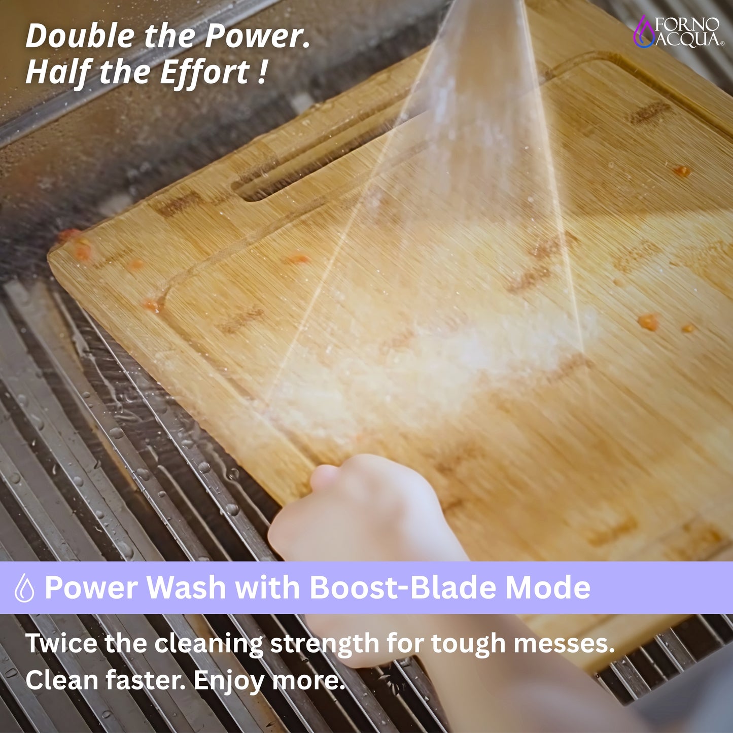 FORNO ACQUA 33 in. Drop-In/Undermount 3-Level MultiSINK Workstation Sink with Waterfall Faucet & Glass Rinser