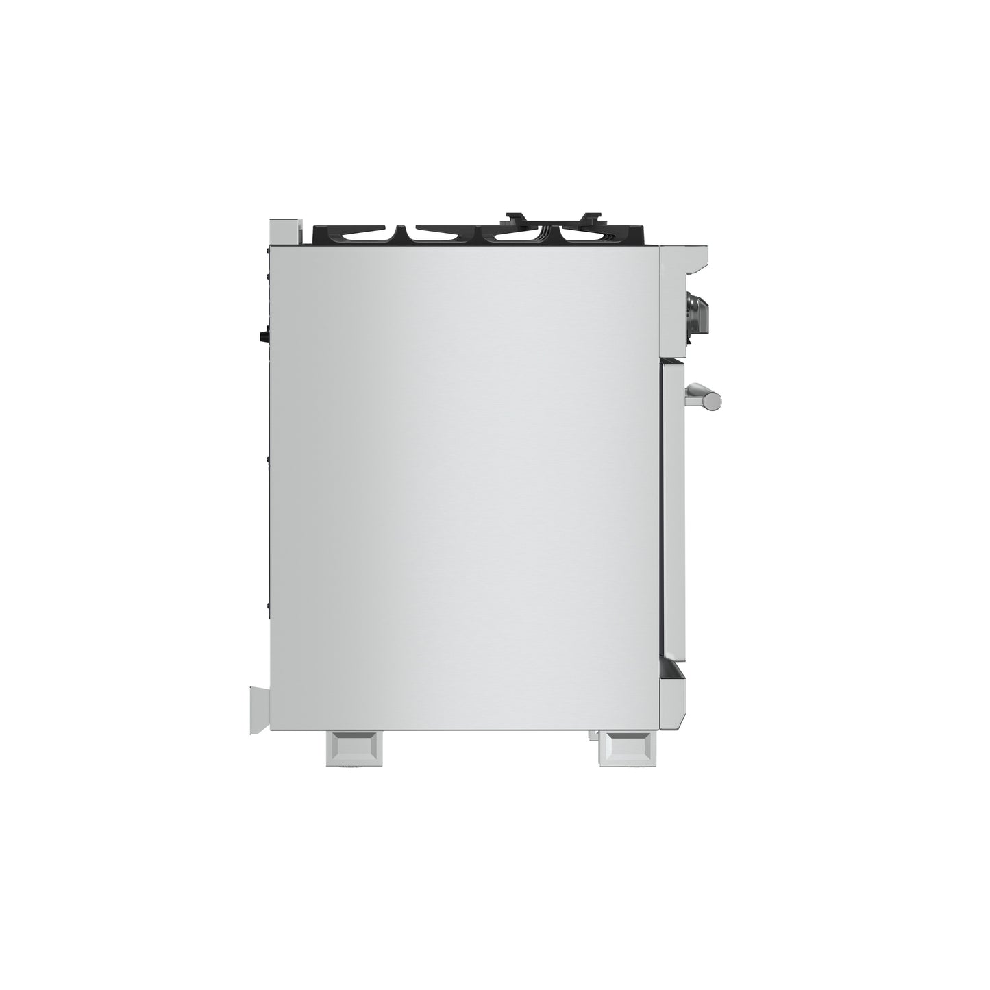 Cocina a gas Forno Capriasca de 36 pulgadas, acero inoxidable, 6 quemadores de latón, 120,000 BTU, horno de convección, eficiencia energética