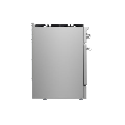 Cocina a gas FORNO Giovanni de 30 pulgadas, acero inoxidable, 5 quemadores, 67,000 BTU, horno de convección de 4.32 pies cúbicos