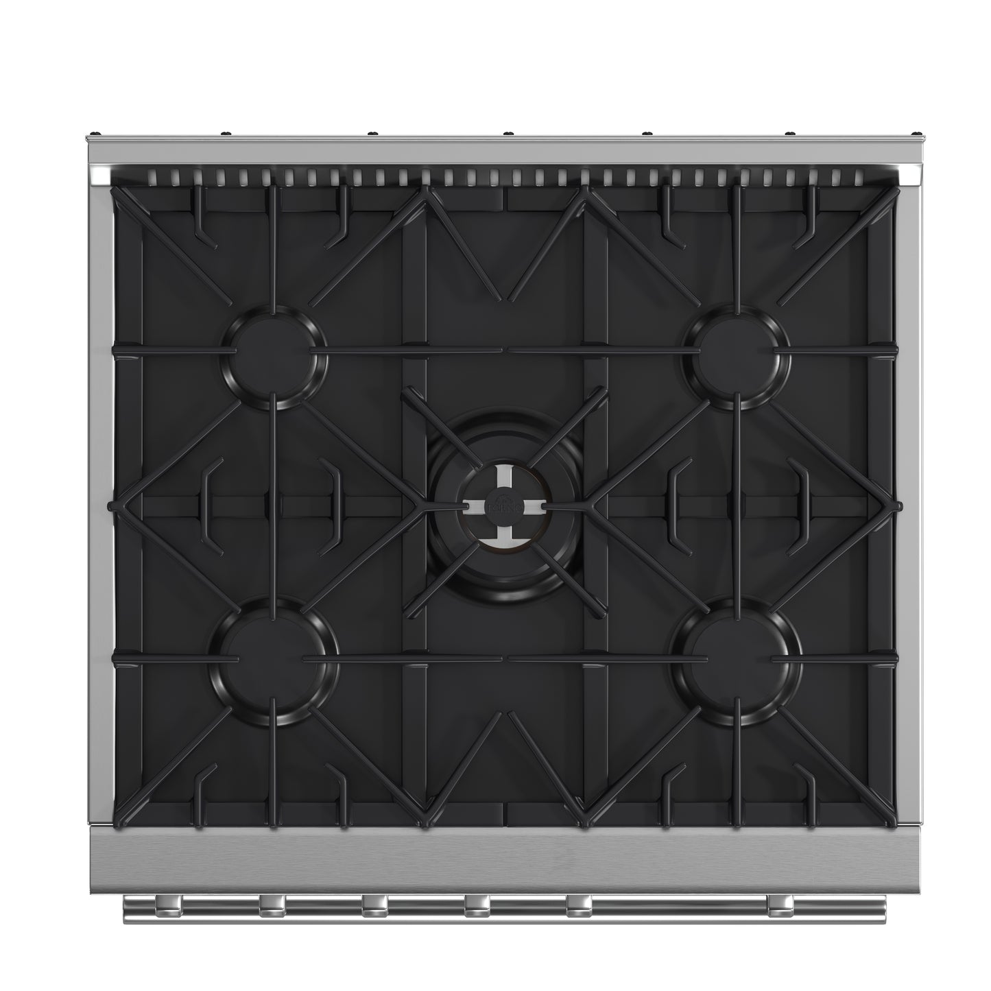 Cocina a gas FORNO Giovanni de 30 pulgadas, acero inoxidable, 5 quemadores, 67,000 BTU, horno de convección de 4.32 pies cúbicos