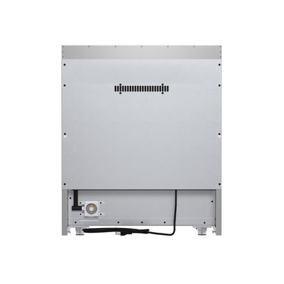 Cuisinière à gaz autonome à portes françaises Forno Galiano de 30 pouces, 4 brûleurs, four à convection, écoénergétique