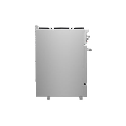 Cocina a gas independiente Forno Galiano de 36 pulgadas, acero inoxidable, 6 quemadores, de bajo consumo