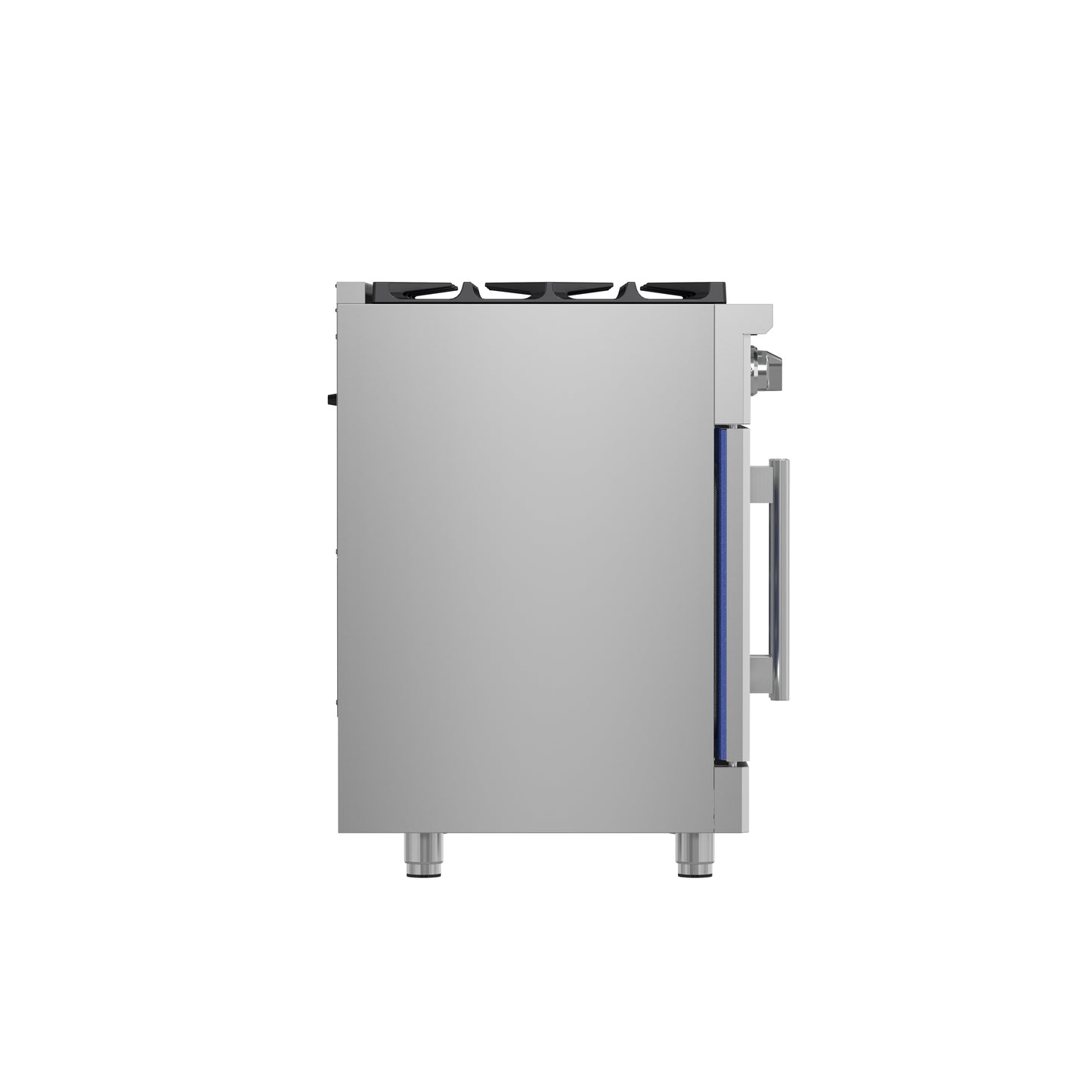 Cocina a gas independiente Forno Massimo de 36 pulgadas con puerta francesa, 6 quemadores, horno de convección y eficiencia energética.