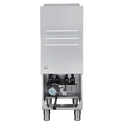 Friteuse commerciale au gaz naturel FORNO, 4 brûleurs 120 000 BTU, capacité d'huile de 50 lb