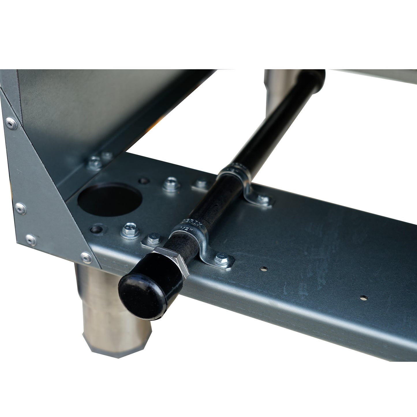 Friteuse commerciale au gaz naturel FORNO, 4 brûleurs 120 000 BTU, capacité d'huile de 50 lb