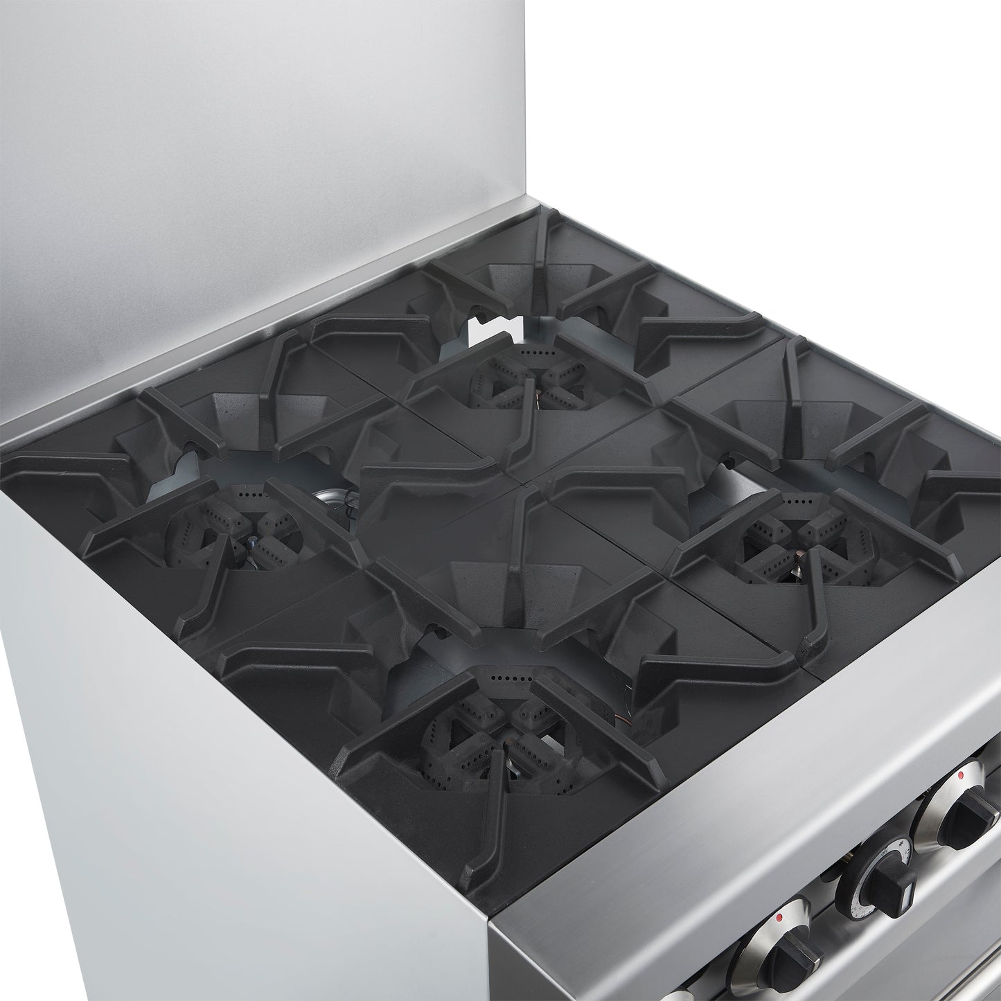 Cuisinière à gaz Forno Commerciale de 24 pouces avec 4 brûleurs