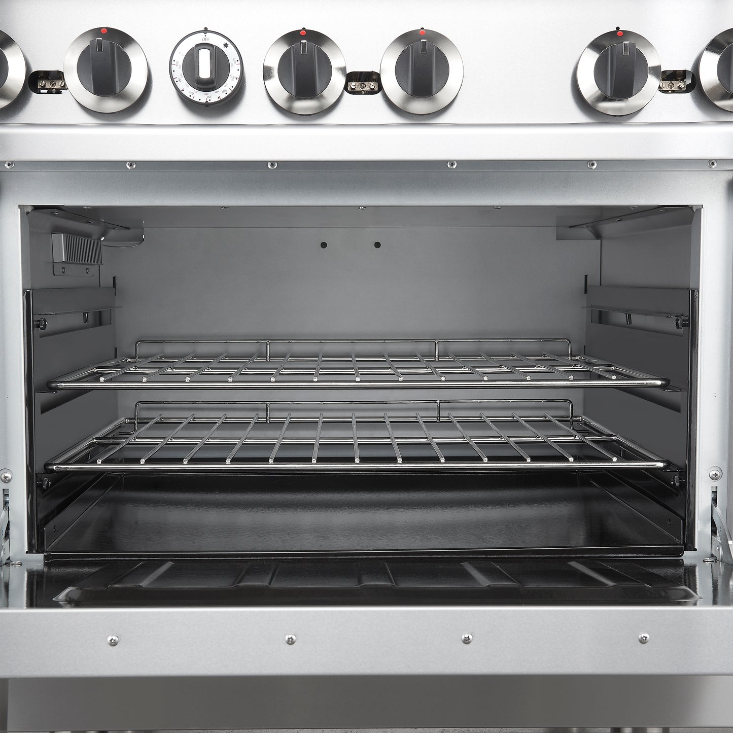 Cuisinière à gaz Forno Commerciale de 36 pouces avec 6 brûleurs