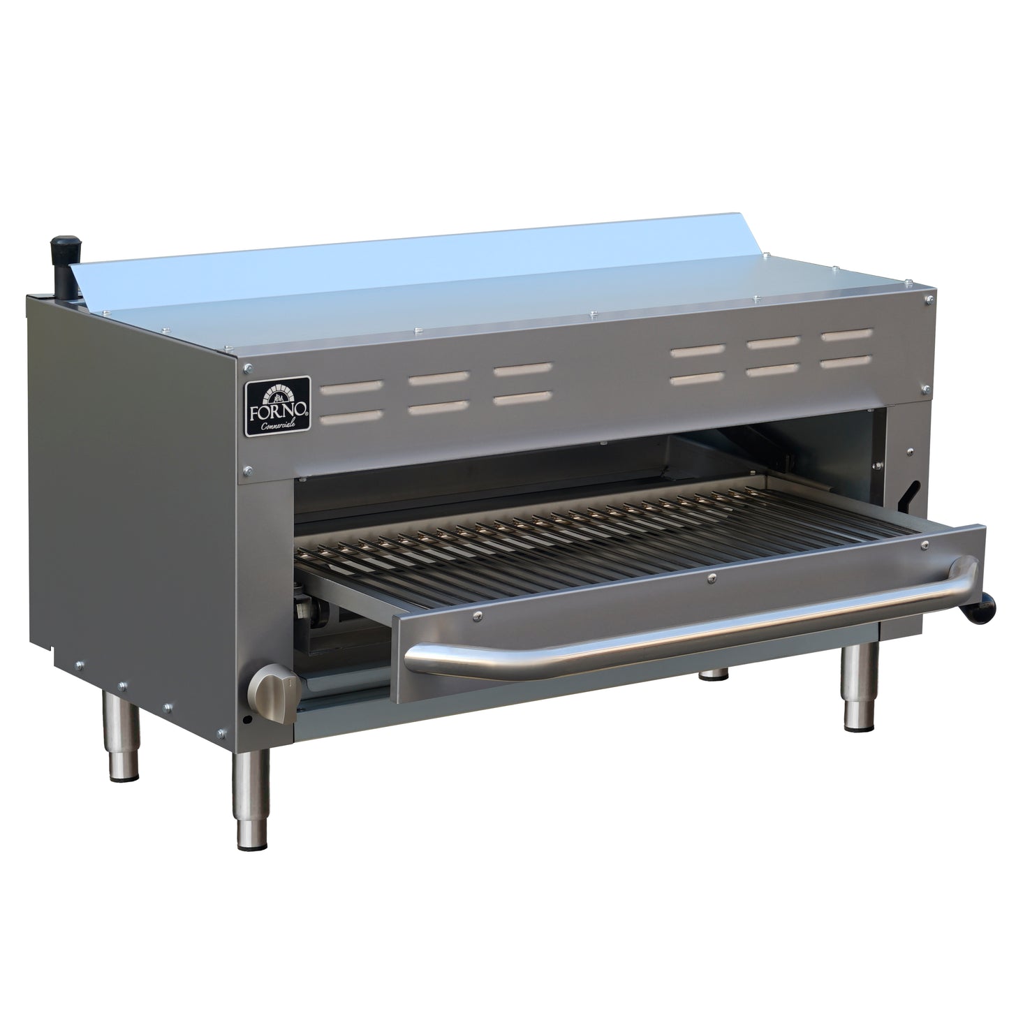 Forno Commerciale Gas Salamander, 35 000 BTU, Infrared Broiler, Adjustable Rack, LP convertible. - Forno Appliances