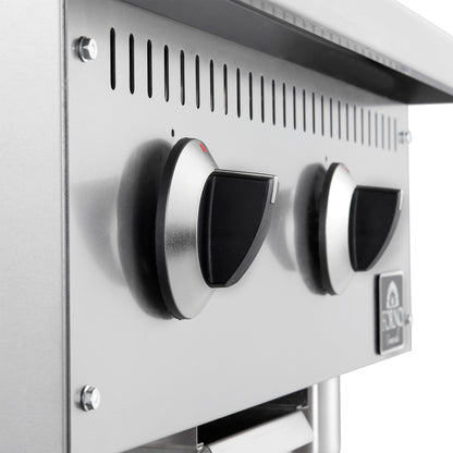 Plaque chauffante à gaz Forno Commerciale de 24 pouces
