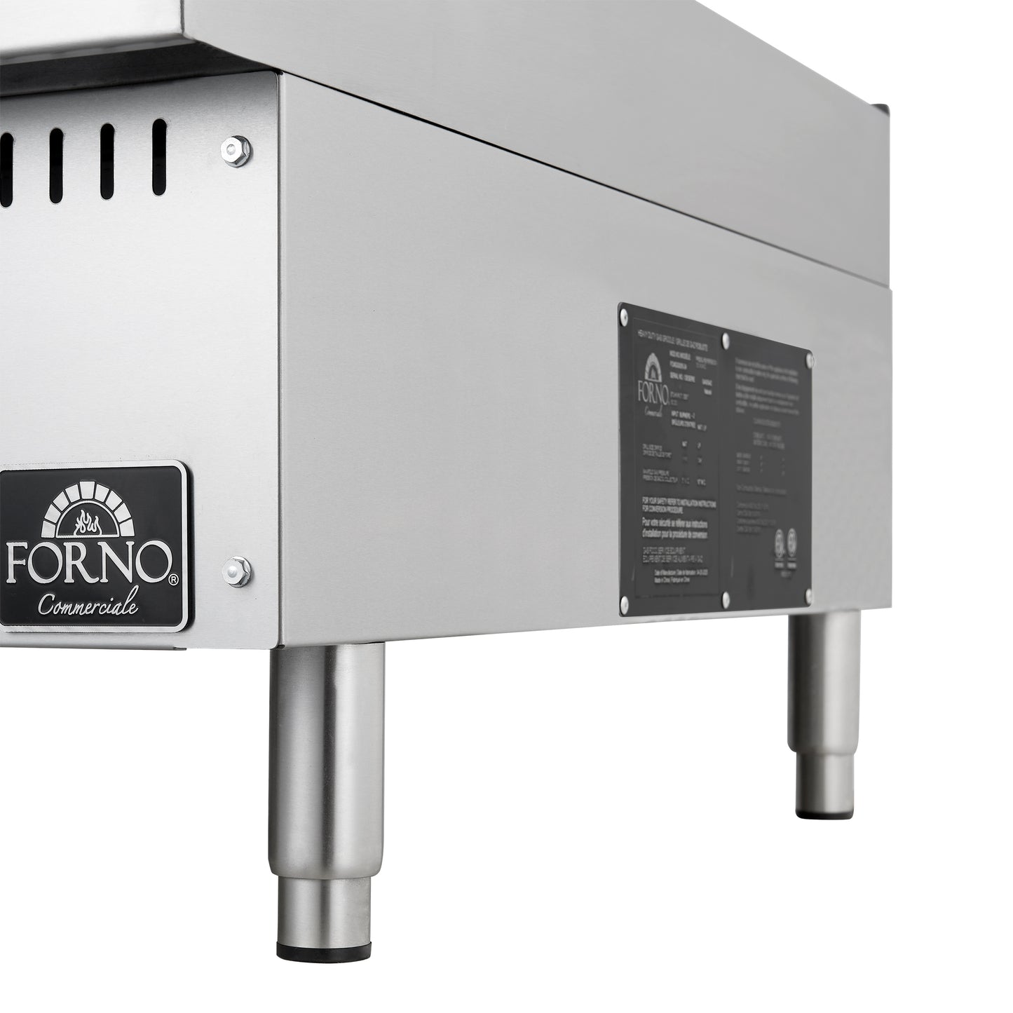 Plaque chauffante à gaz Forno Commerciale de 24 pouces