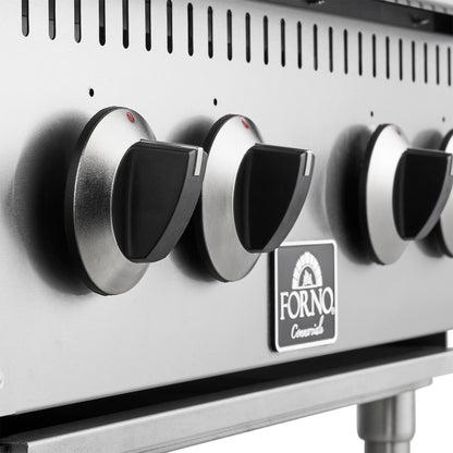 Plaque chauffante à gaz Forno Commerciale 24 pouces
