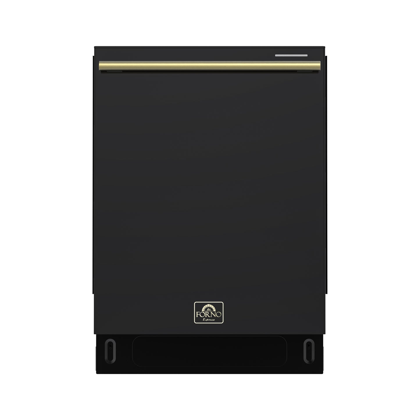 Stella 24 in. Built-in Dishwasher in Black, Tall Tub, Top Touch Control, Fingerprint-Resistant Stainless Steel Dishwasher, Black, Quiet 44 dBA, Soil-Sensing Capable, NSF & ENERGY STAR - Forno Appliances