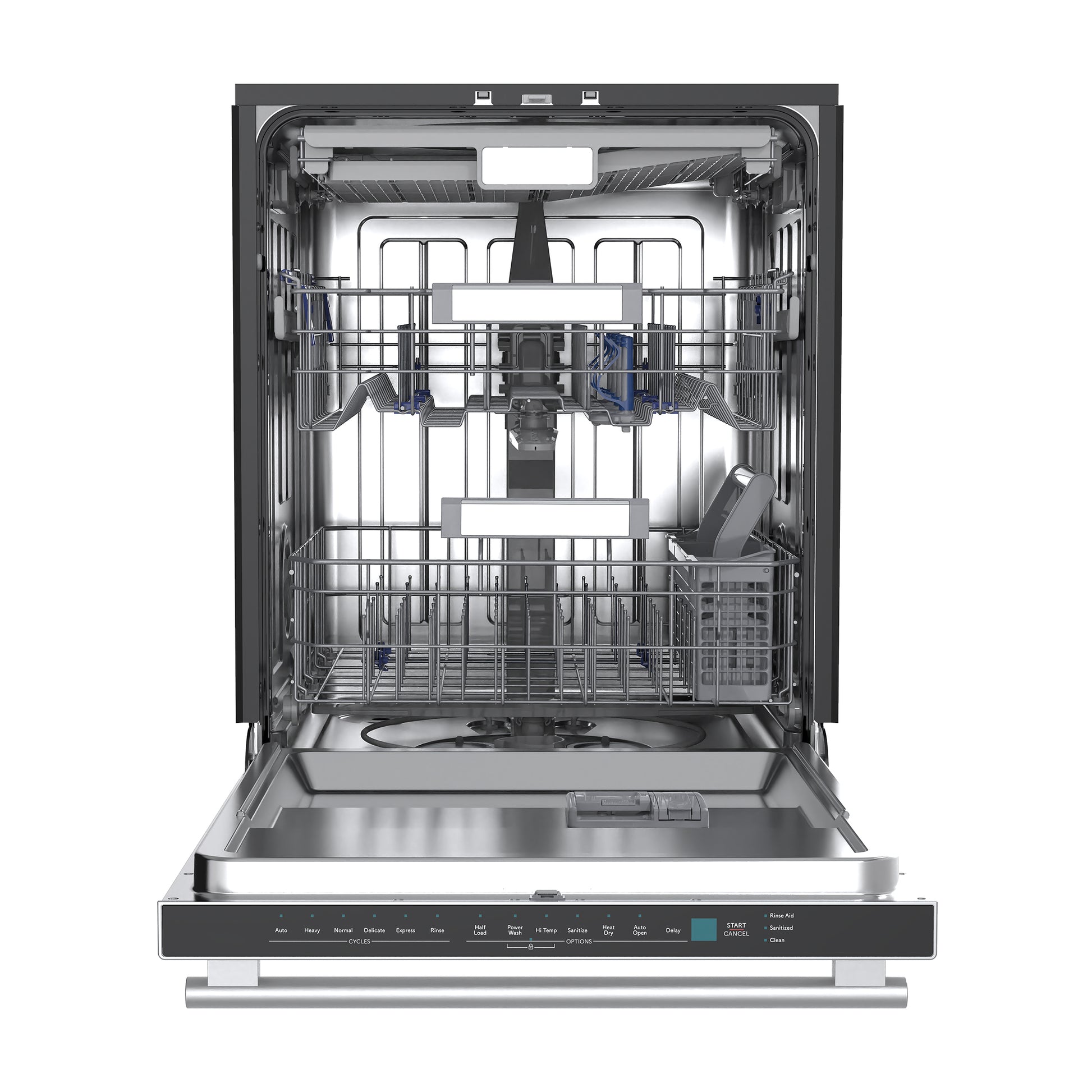 Stella 24 in. Built-in Dishwasher, Tall Tub, Top Touch Control, Fingerprint-Resistant Stainless Steel Dishwasher, Quiet 44 dBA, Soil-Sensing Capable, NSF & ENERGY STAR - Forno Appliances