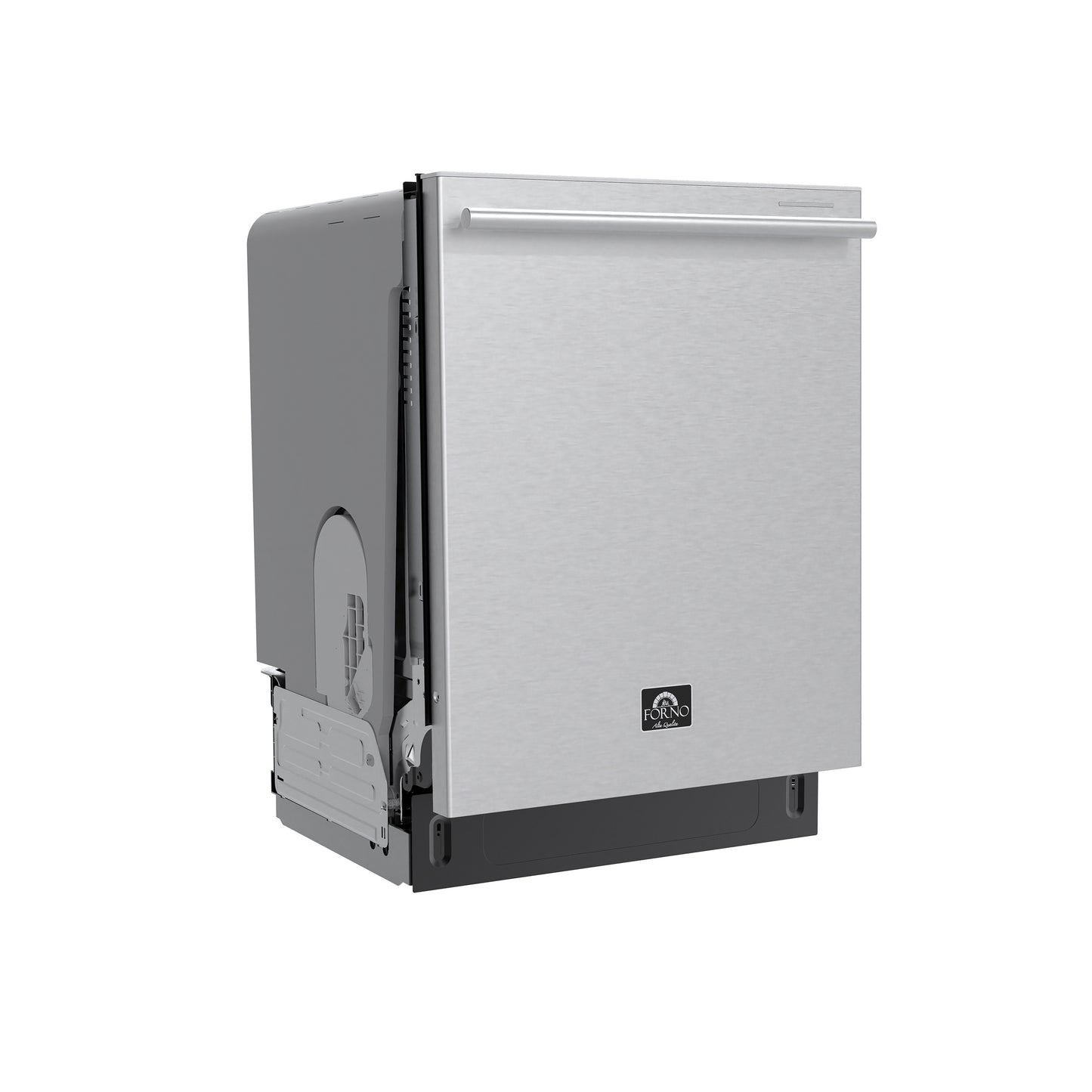Stella 24 in. Built-in Dishwasher, Tall Tub, Top Touch Control, Fingerprint-Resistant Stainless Steel Dishwasher, Quiet 44 dBA, Soil-Sensing Capable, NSF & ENERGY STAR - Forno Appliances
