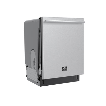 Stella 24 in. Built-in Dishwasher, Tall Tub, Top Touch Control, Fingerprint-Resistant Stainless Steel Dishwasher, Quiet 44 dBA, Soil-Sensing Capable, NSF & ENERGY STAR - Forno Appliances