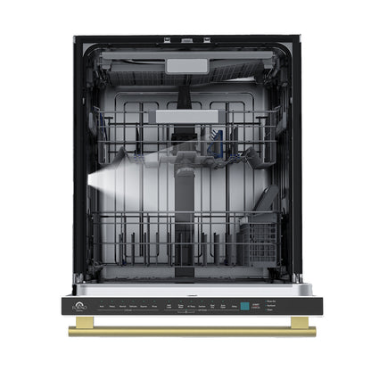 Stella 24 in. Built-in Dishwasher in White, Tall Tub, Top Touch Control, Fingerprint-Resistant Stainless Steel Dishwasher, Quiet 44 dBA, Soil-Sensing Capable, NSF & ENERGY STAR - Forno Appliances
