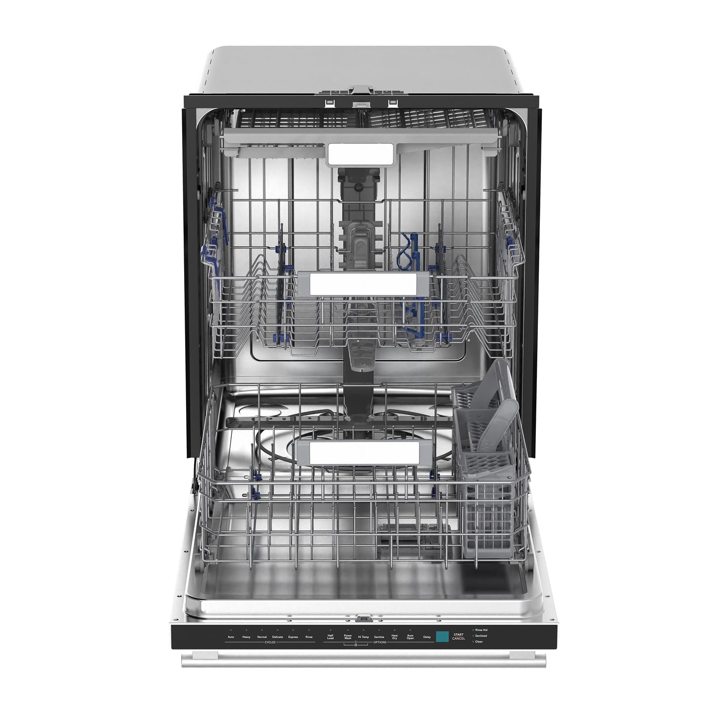 Stella 24 in. Built-in Dishwasher in White, Tall Tub, Top Touch Control, Fingerprint-Resistant Stainless Steel Dishwasher, Quiet 44 dBA, Soil-Sensing Capable, NSF & ENERGY STAR - Forno Appliances