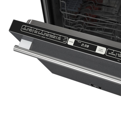 Forno Romano lave-vaisselle encastrable 24-Inch Espresso, finition noire, cuve en acier inoxydable, 49 dBA, certifié Energy Star - Forno Appliances