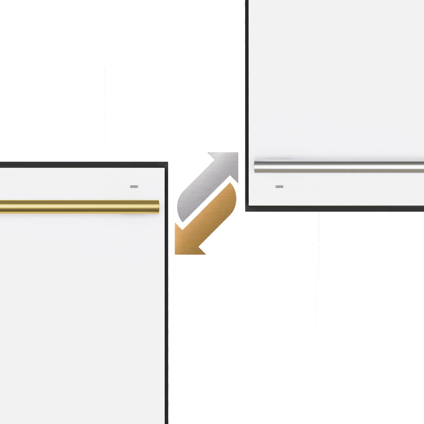 Lavavajillas empotrado Forno Romano Espresso de 24 pulgadas, acabado blanco, tina de acero inoxidable, 49 dBA, certificación Energy Star