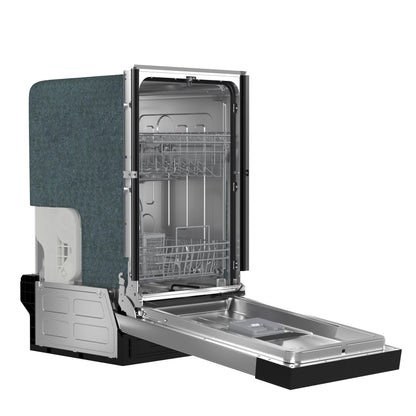 Lavavajillas empotrado Forno Polo de acero inoxidable de 18 pulgadas, 8 cubiertos, certificación ENERGY STAR, 52 dBA