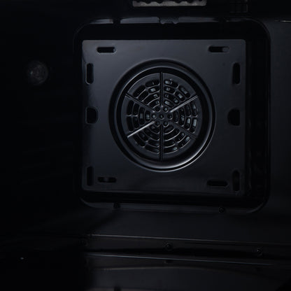 Cocina de doble combustible Forno Marco de 30 pulgadas, acero inoxidable, 4 quemadores, 37,000 BTU, horno de convección real, eficiencia energética