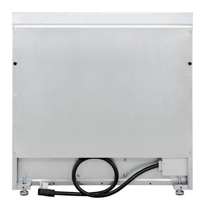 Cocina eléctrica independiente Forno Paolo de 36 pulgadas, acero inoxidable, 5.44 pies cúbicos, horno de convección real, eficiencia energética