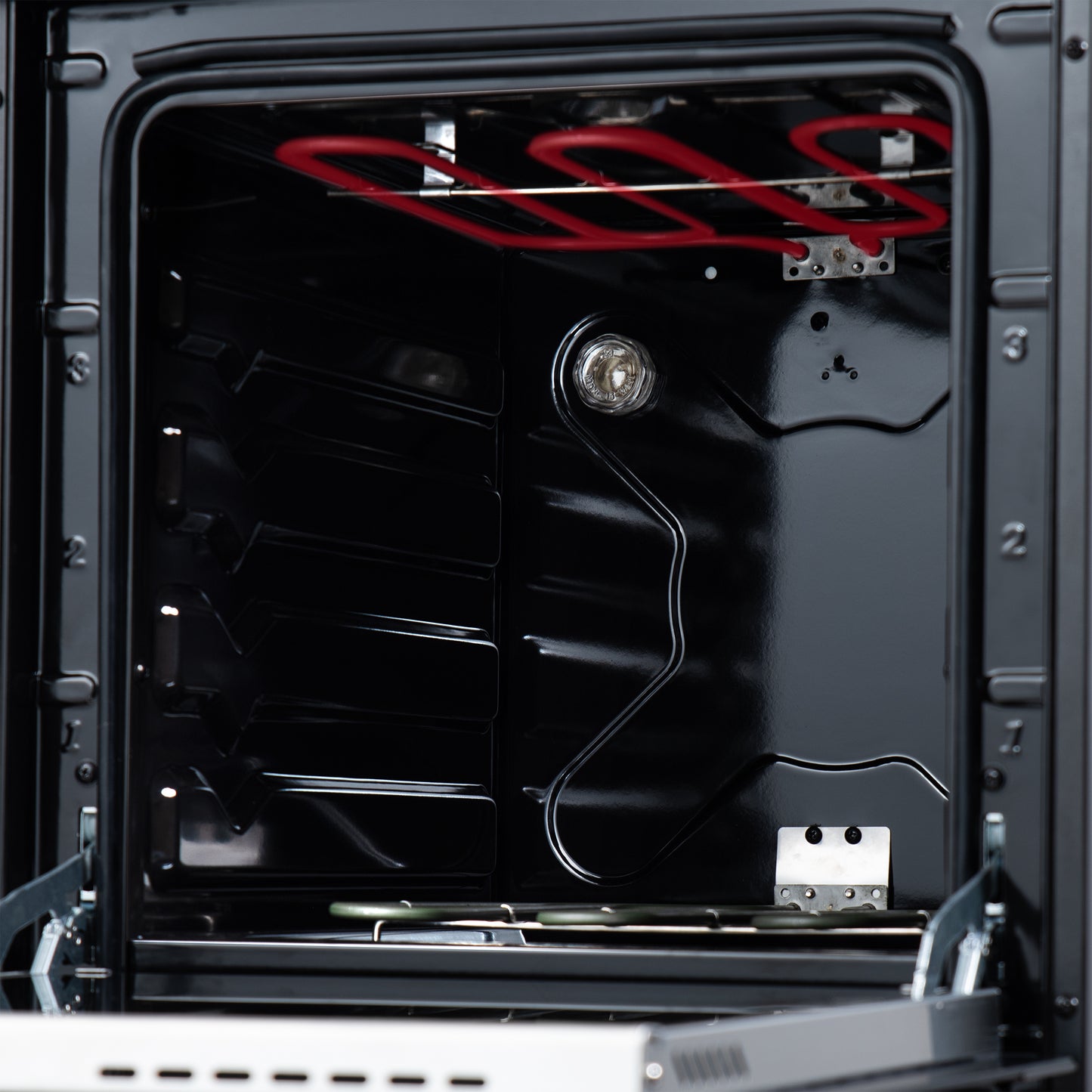 Cuisinière électrique autonome Forno Pallerano de 20 pouces, noire, version Canada, prise et cordon inclus