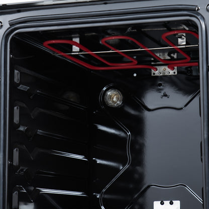 Cuisinière électrique autonome Forno Pallerano de 20 pouces, blanche, version Canada, prise et cordon inclus