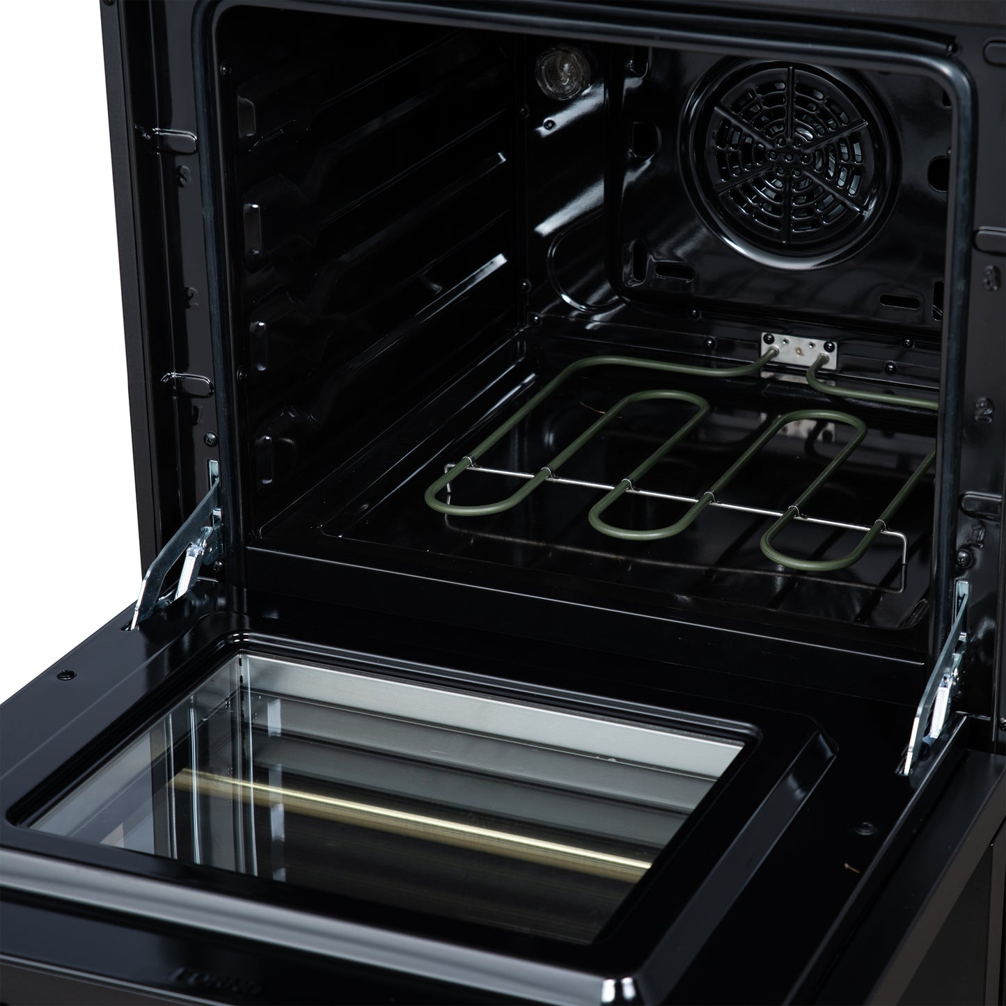 Cuisinière électrique autonome Forno Loiano de 24 pouces, noire, version Canada, prise et cordon inclus