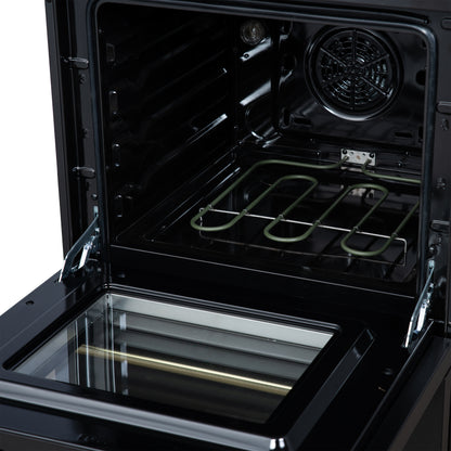 Cuisinière électrique autonome Forno Loiano de 24 pouces, noire, version Canada, prise et cordon inclus