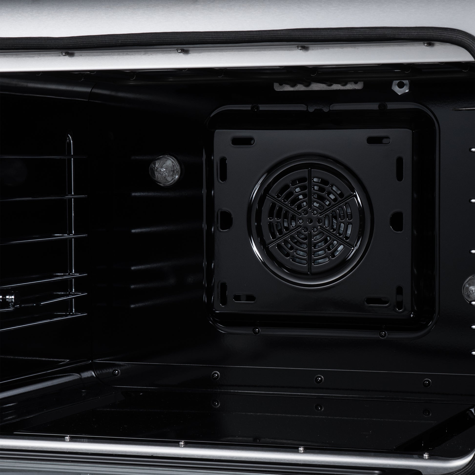 Galiano 36 Inch Freestanding Electric range, 5 radiant burners, 5.36 cf. True Convection oven, Air fryer kit, White - Forno Appliances